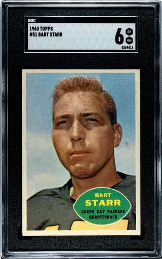 Bart Starr 1960 Topps #51 SGC 6