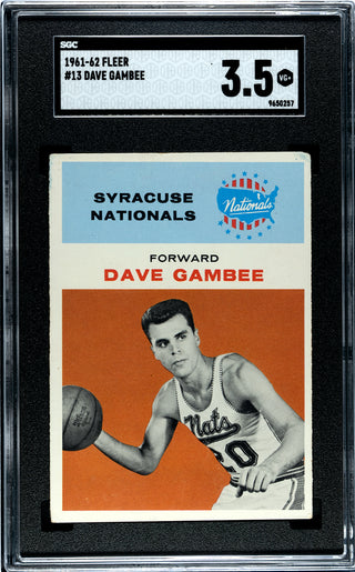 Dave Gambee 1961 Fleer #13 SGC 3.5