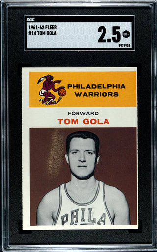Tom Gola 1961 Fleer #14 SGC 2.5