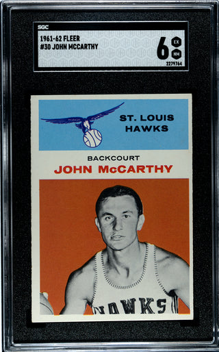 John McCarthy 1961 Fleer #30 SGC 6