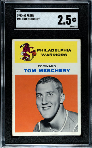 Tom Meschery 1961 Fleer #31 SGC 2.5