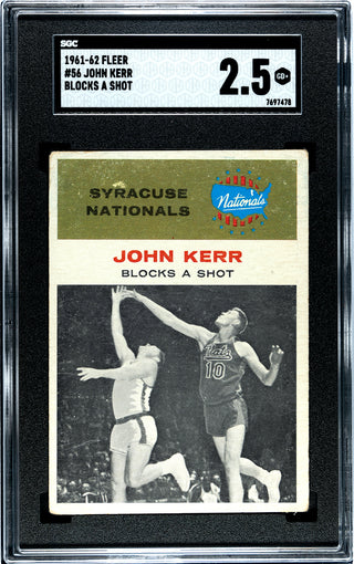 John Kerr 1961 Fleer #56 SGC 2.5