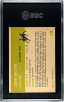 John Unitas 1961 Fleer #30 SGC 4.5