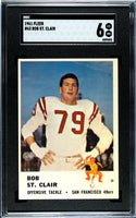 Bob St. Clair 1961 Fleer #63 SGC 6