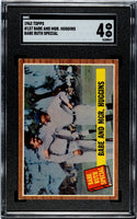 1962 Topps "Babe And Mgr. Huggins" Babe Ruth Special Card #137 SGC 4