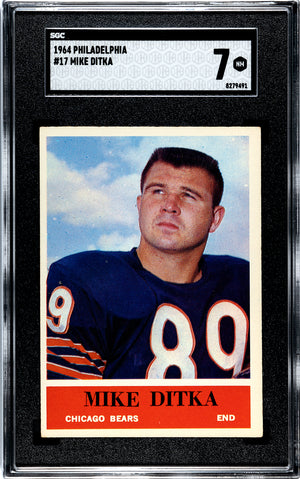 Mike Ditka 1964 Philadelphia #17 SGC 7