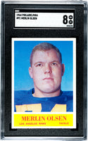 Merlin Olsen 1964 Philadelphia #91 SGC 8