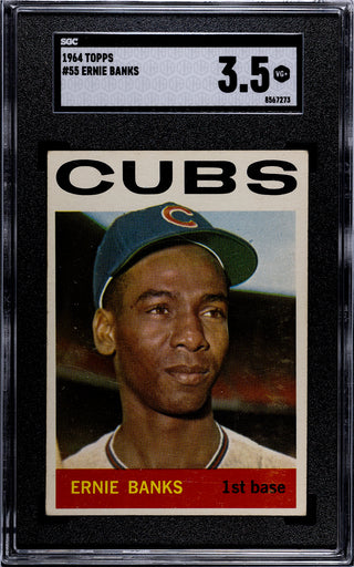 Ernie Banks 1964 Topps #55 SGC 3.5