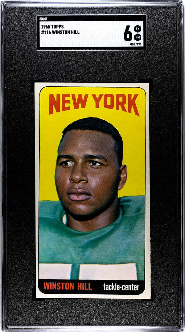 Winston Hill 1965 Topps #116 SGC 6