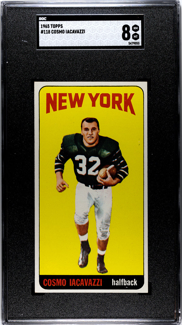 Cosmo Iacavazzi 1965 Topps #118 SGC 8