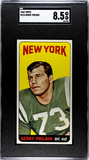 Gerry Philbin 1965 Topps #124 SGC 8.5