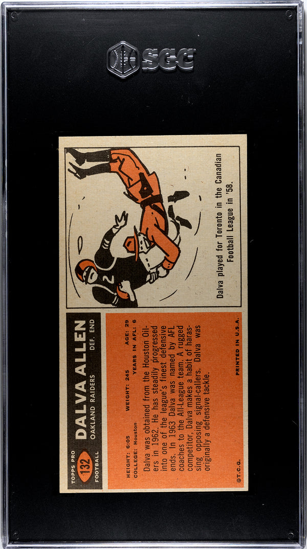 Dalva Allen 1965 Topps #132 SGC 8