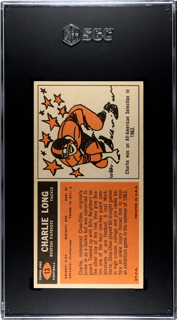 Charlie Long 1965 Topps #13 SGC 6