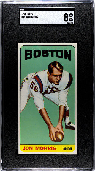 Jon Morris 1965 Topps #14 SGC 8
