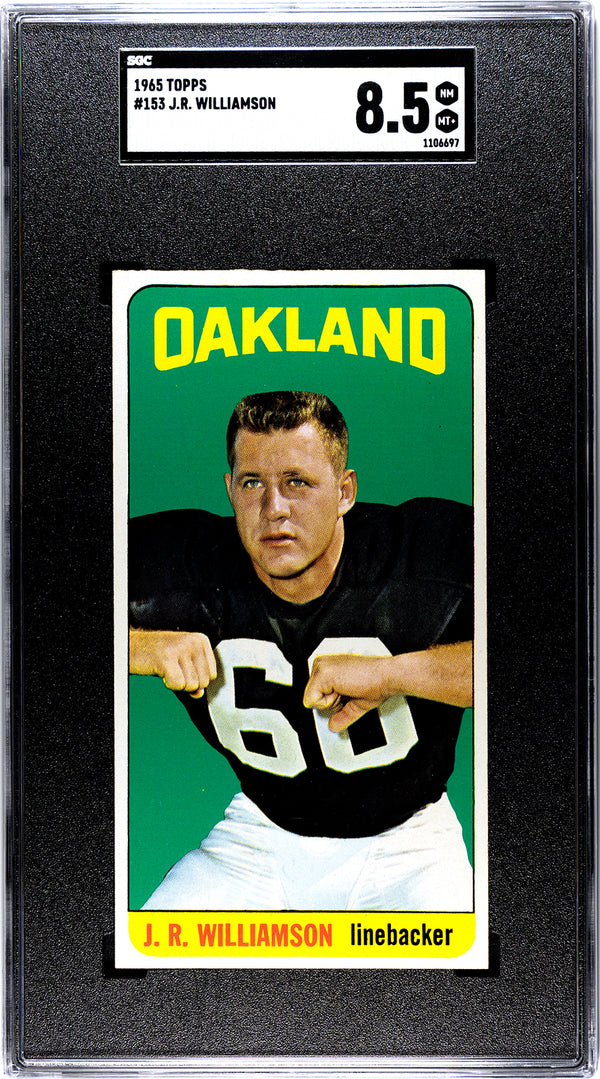 J.R. Williamson 1965 Topps #153 SGC 8.5