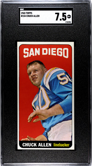 Chuck Allen 1965 Topps #154 SGC 7.5