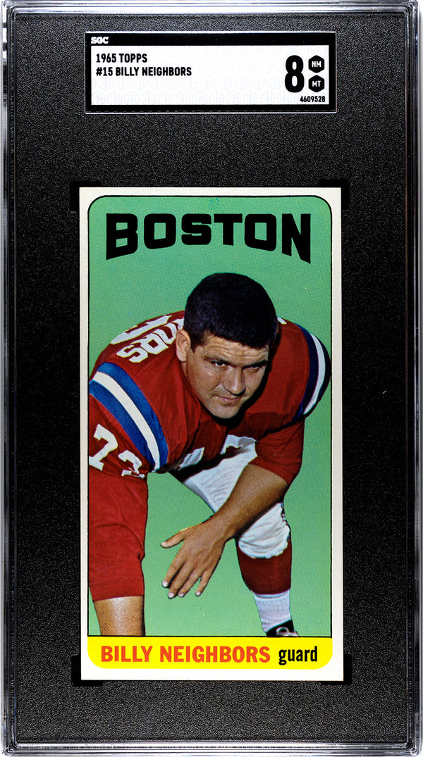 Billy Neighbors 1965 Topps #15 SGC 8