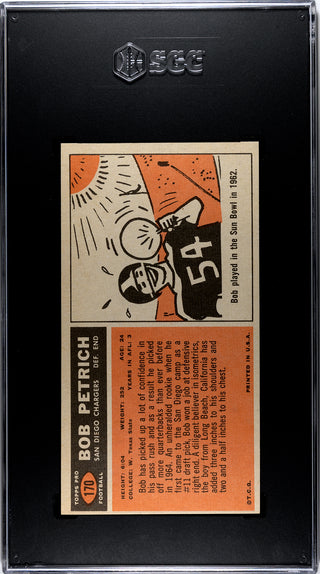 Bob Petrich 1965 Topps #170 SGC 6