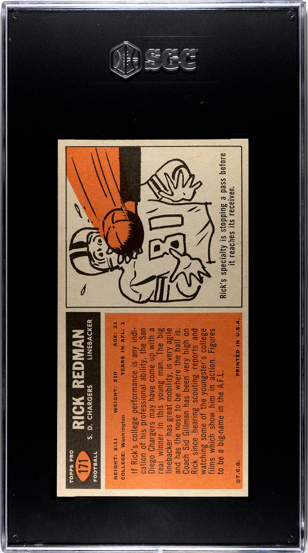 Rick Redman 1965 Topps #171 SGC Authentic