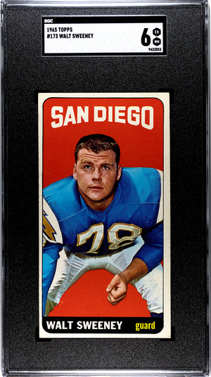 Walt Sweeney 1965 Topps #173 SGC 6