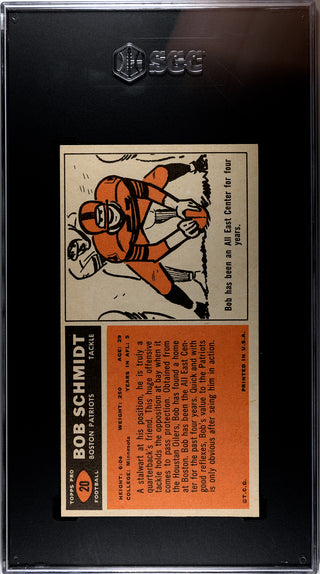 Bob Schmidt 1965 Topps #20 SGC 7