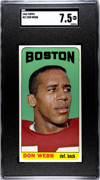 Don Webb 1965 Topps #21 SGC 7.5
