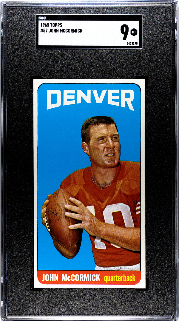 John McCormick 1965 Topps #57 SGC 9