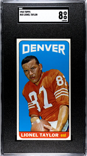 Lionel Taylor 1965 Topps #65 SGC 8