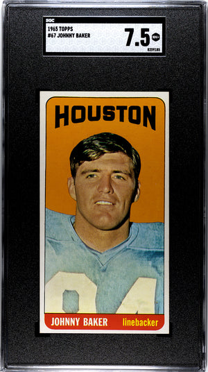 Johnny Baker 1965 #67 SGC MT 7.5