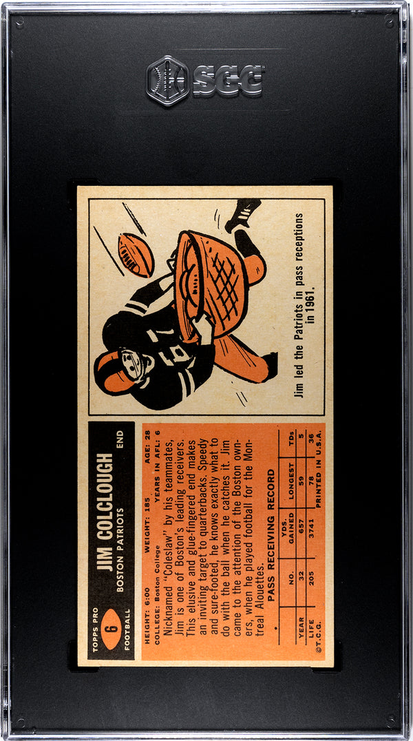 Jim Colclough 1965 Topps #6 SGC 7