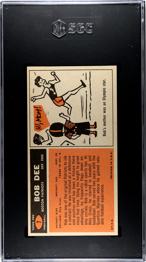 Bob Dee 1965 Topps #7 SGC 6