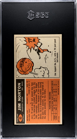 Jim Norton 1965 #83 SGC MT 6