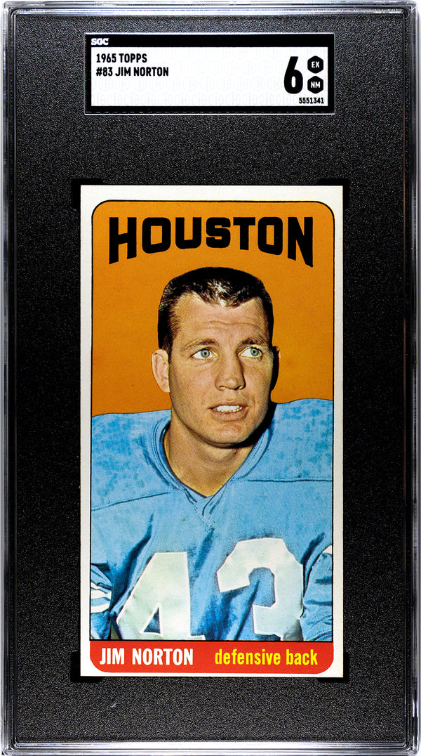Jim Norton 1965 #83 SGC MT 6