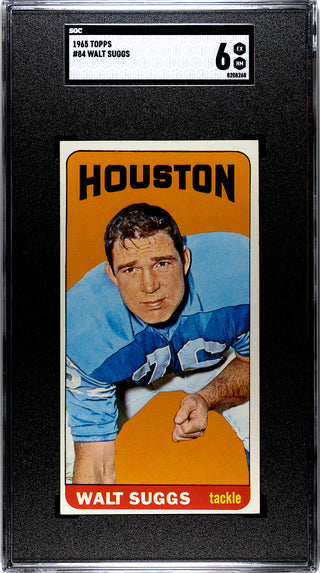 Walt Suggs 1965 #84 SGC MT 6