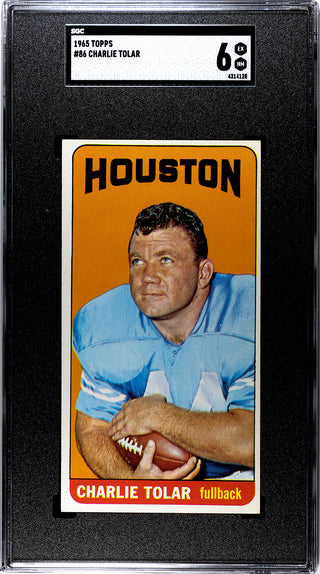 Charlie Tolar 1965 #86 SGC MT 6