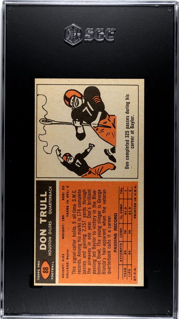 Don Trull 1965 #88 SGC MT 5