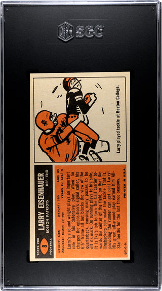 Larry Eisenhauer 1965 Topps #8 SGC 7