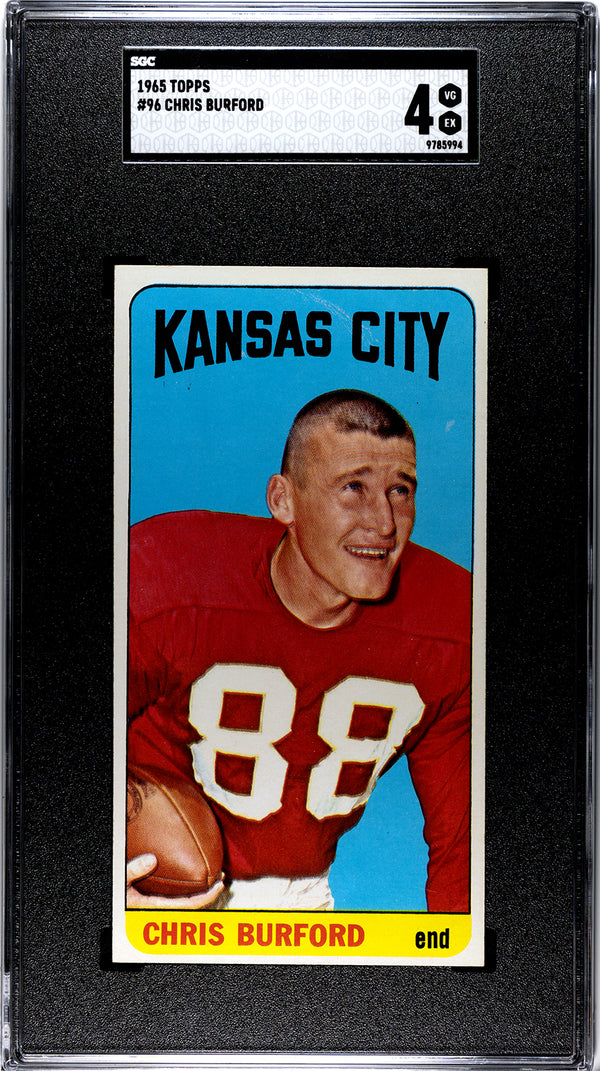 Chris Burford 1965 Topps #96 SGC 4