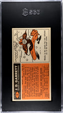 J.D. Garrett 1965 Topps #9 SGC 8