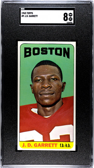 J.D. Garrett 1965 Topps #9 SGC 8