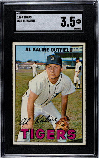Al Kaline 1967 Topps #30 SGC 3.5