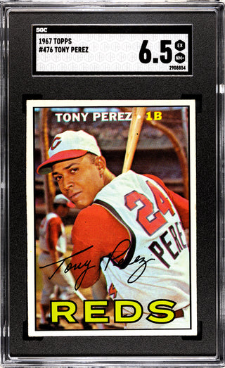 Tony Perez 1967 Topps #476 SGC 6.5