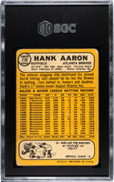 Hank Aaron 1968 Topps #110 SGC 1