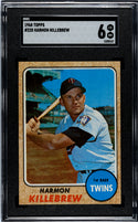 Harmon Killebrew 1968 Topps Card #220 SGC 6