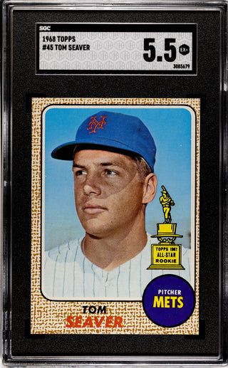 Tom Seaver 1968 Topps Card #45 (SGC 5.5)