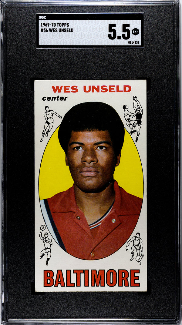 Wes Unseld 1969-70 Topps #56 SGC 5.5