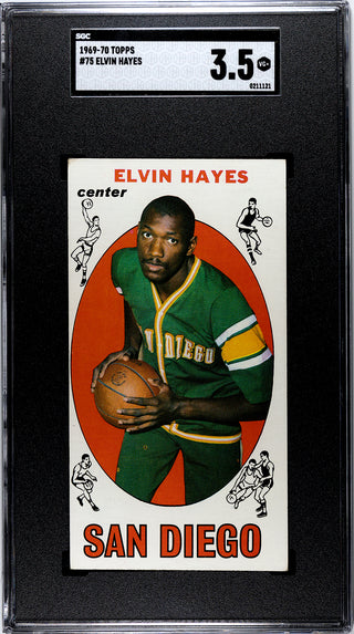Elvin Hayes 1969-70 Topps #75 SGC 3.5