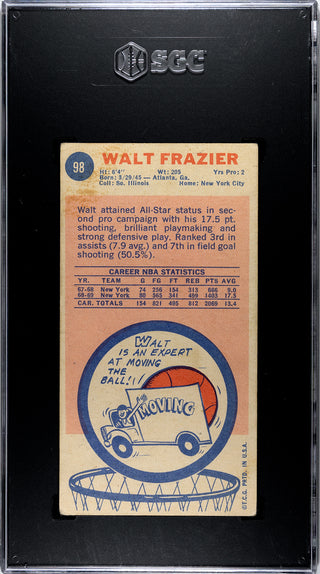 Walt Frazier 1969-70 Topps #98 SGC 4