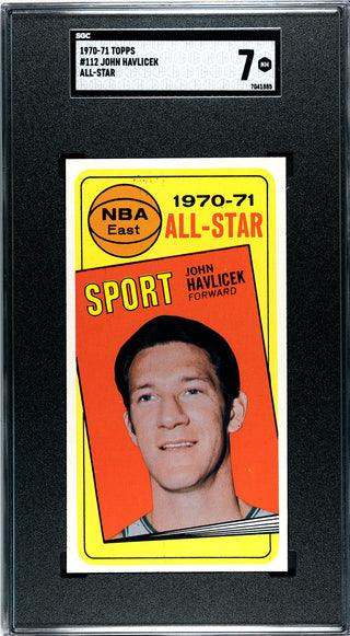 John Havlicek 1970-71 Topps All-Star Card #112 (SGC NM 7)