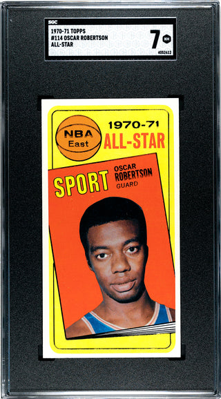 Oscar Robertson 1970-71 Topps All-Star Card #114 (SGC NM 7)